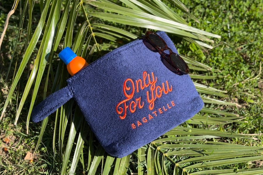 Trousse de plage éponge personnalisée