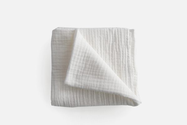 Lange en gaze de coton personnalisé ; Custom organic cotton muslin square