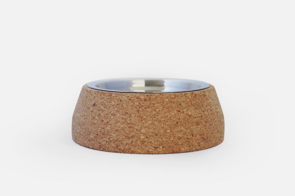 Gamelle en liège personnalisable ; Custom cork pet feeder