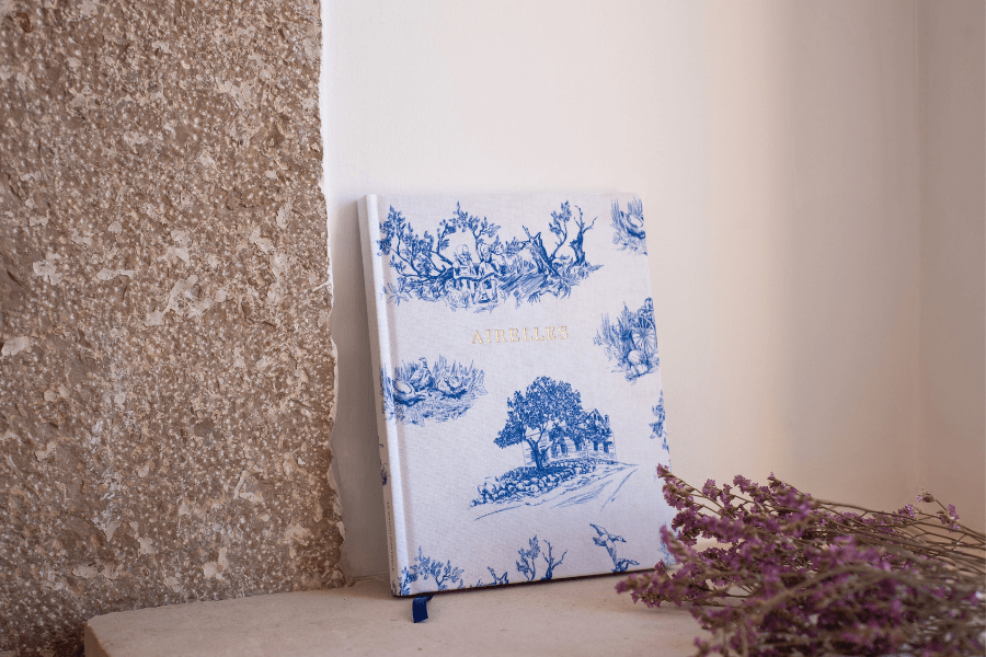 Carnets tissu avec motif imprimé ; Custom printed fabric notebook