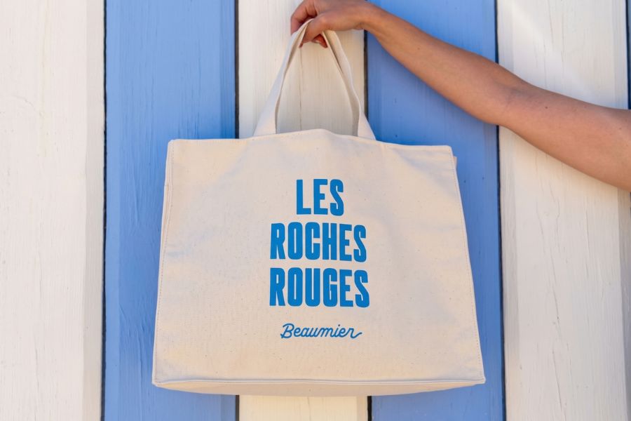 Custom ecru canvas bag