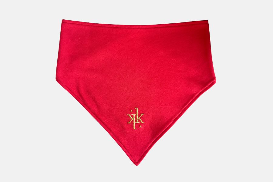 Personalized dog bandana
