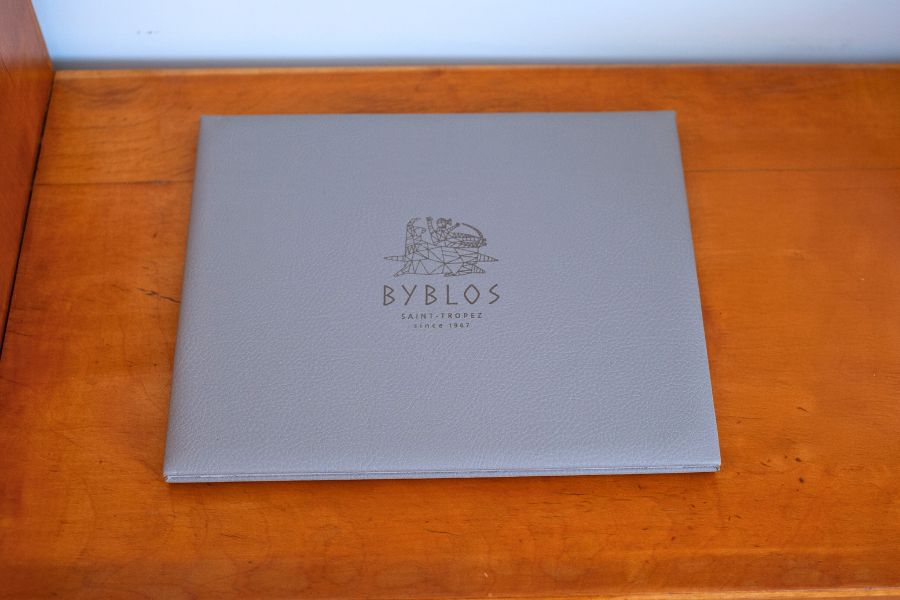 Personalized faux leather desk pad