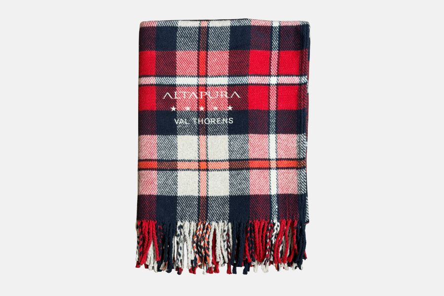 Plaid à carreaux personnalisable