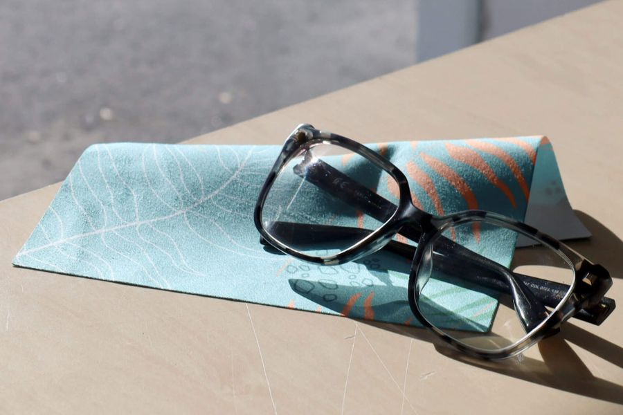 Custom microfiber glasses cloth