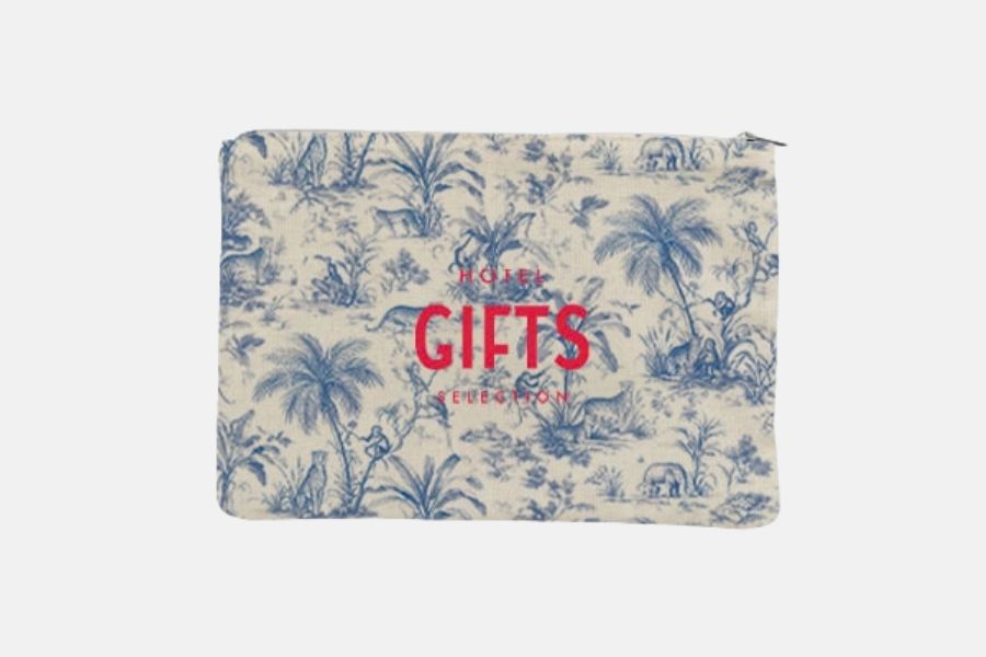 Pochette en toile de Jouy personnalisable